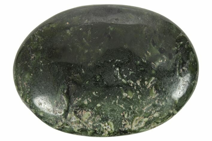 Polished Jade (Nephrite) Palm Stone - Afghanistan #220992